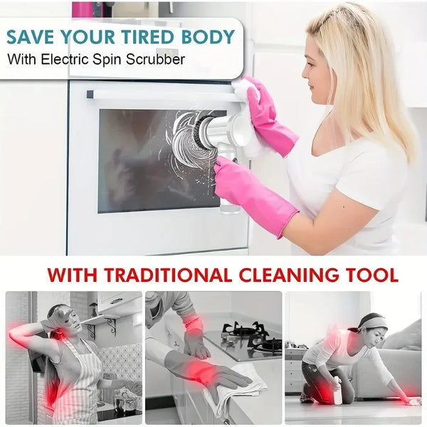 PowerSpin Shower Scrubber